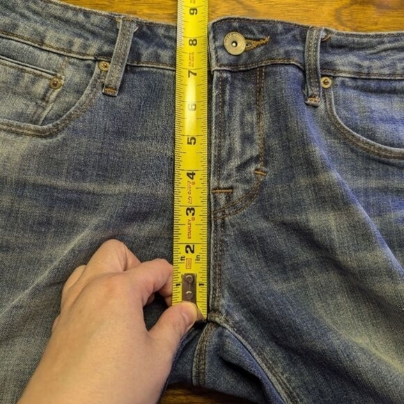 Cult of Individuality Medium Wash Straight Leg Denim Rogan Capri Jeans Size 28 - Picture 12 of 13